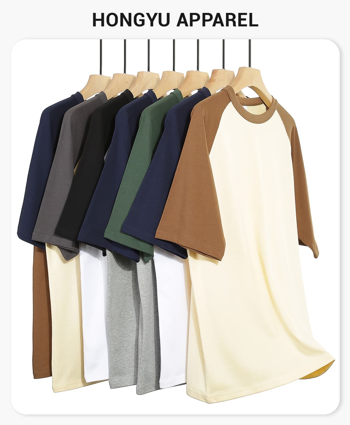 Raglan Sleeve 280Gsm Unisex Oversized T-Shirt – detail 1