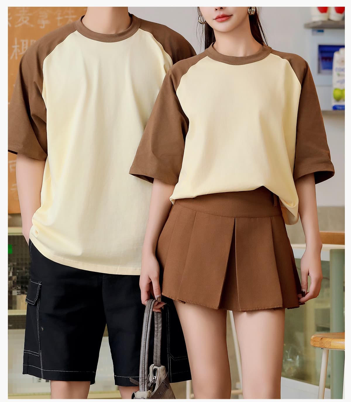 Raglan Sleeve 280Gsm Unisex Oversized T-Shirt – detail 9