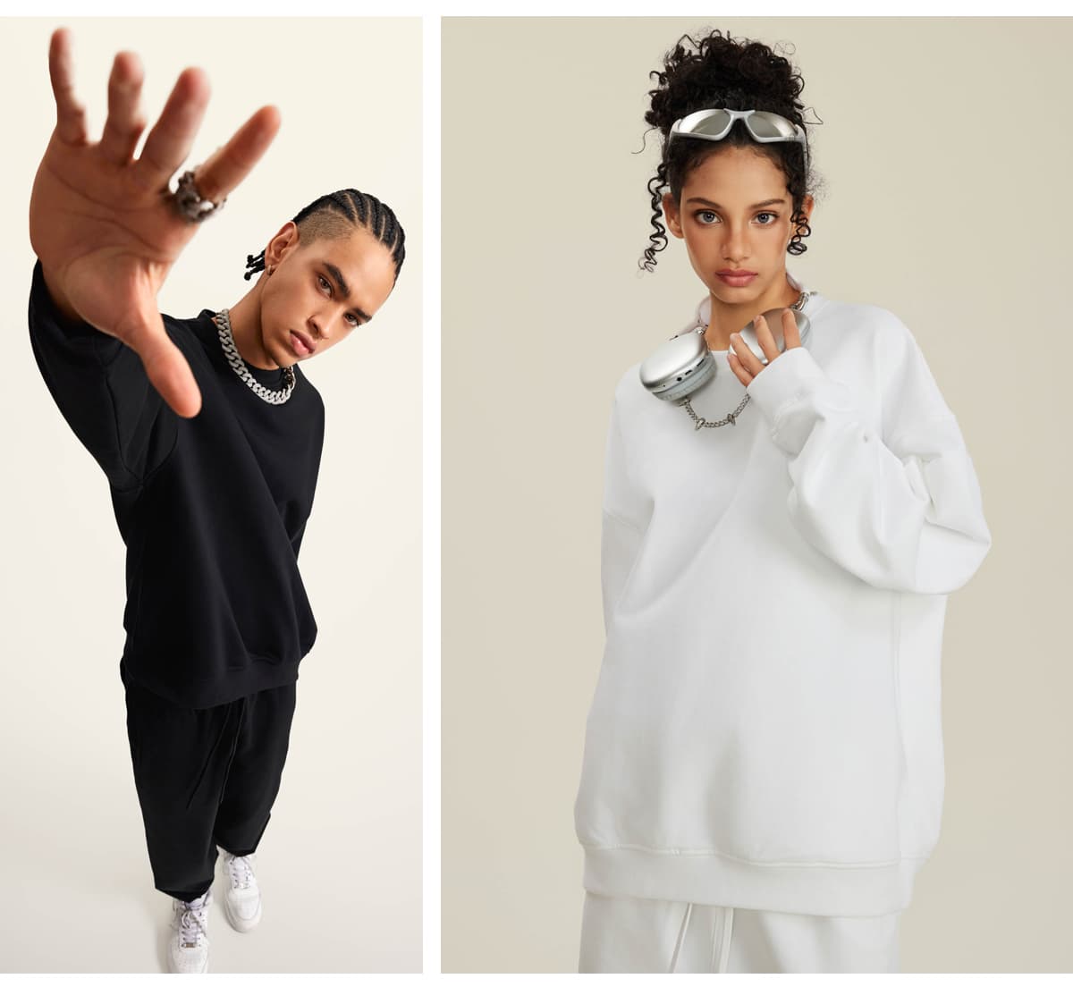 Heavy Weight Oversized Sweatshirt Cotton Terry 440Gsm – detail 10
