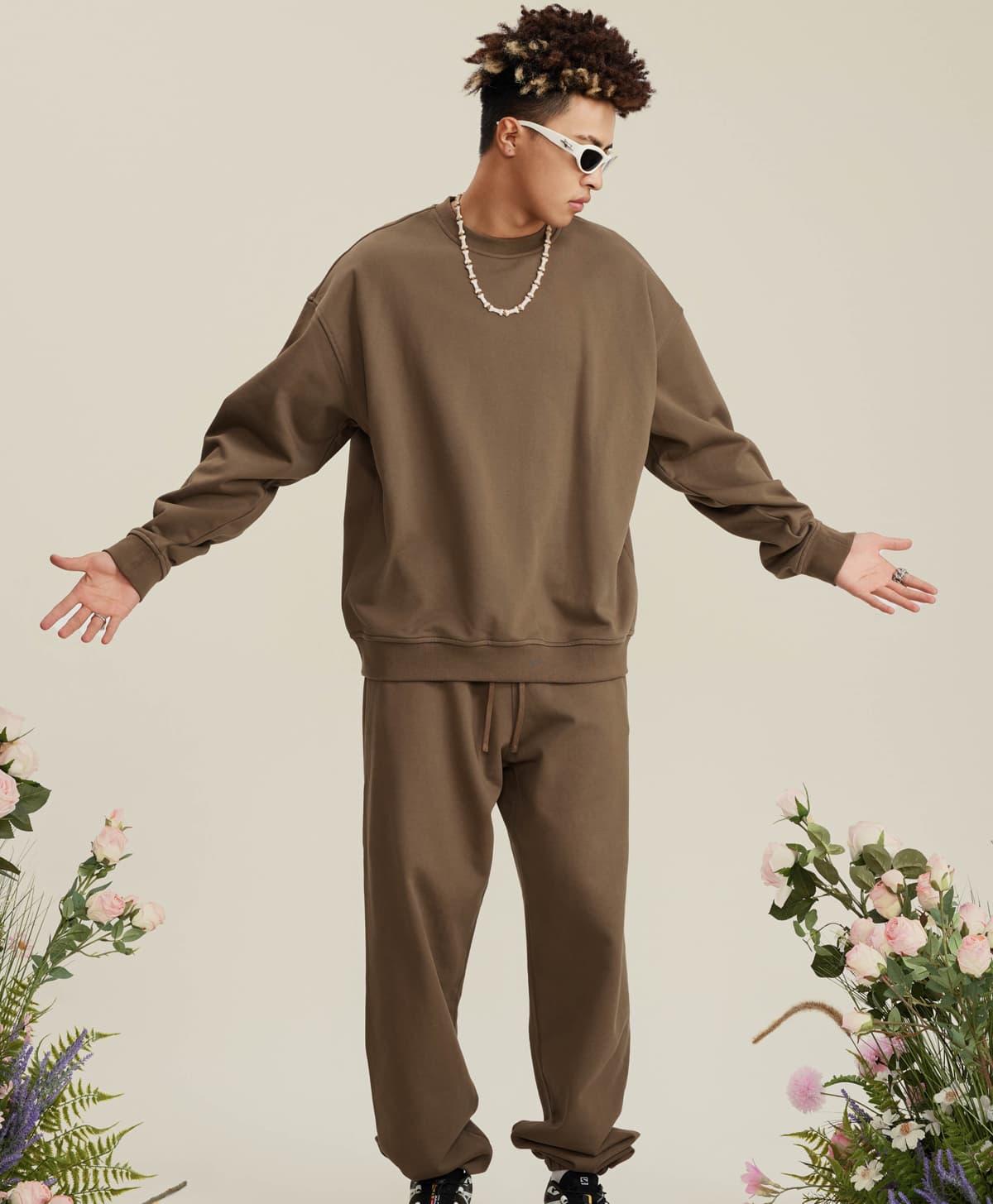 Heavy Weight Oversized Sweatshirt Cotton Terry 440Gsm – detail 11