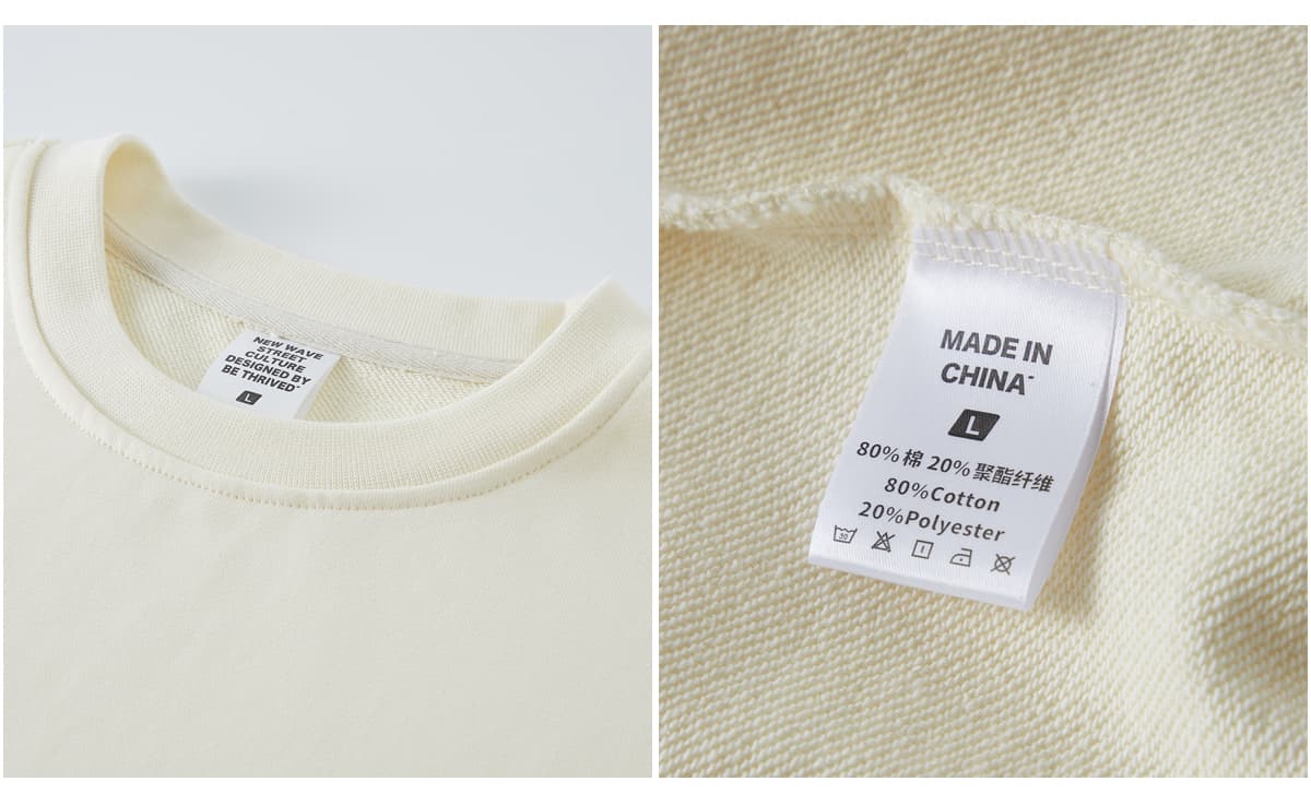 Heavy Weight Oversized Sweatshirt Cotton Terry 440Gsm – detail 5