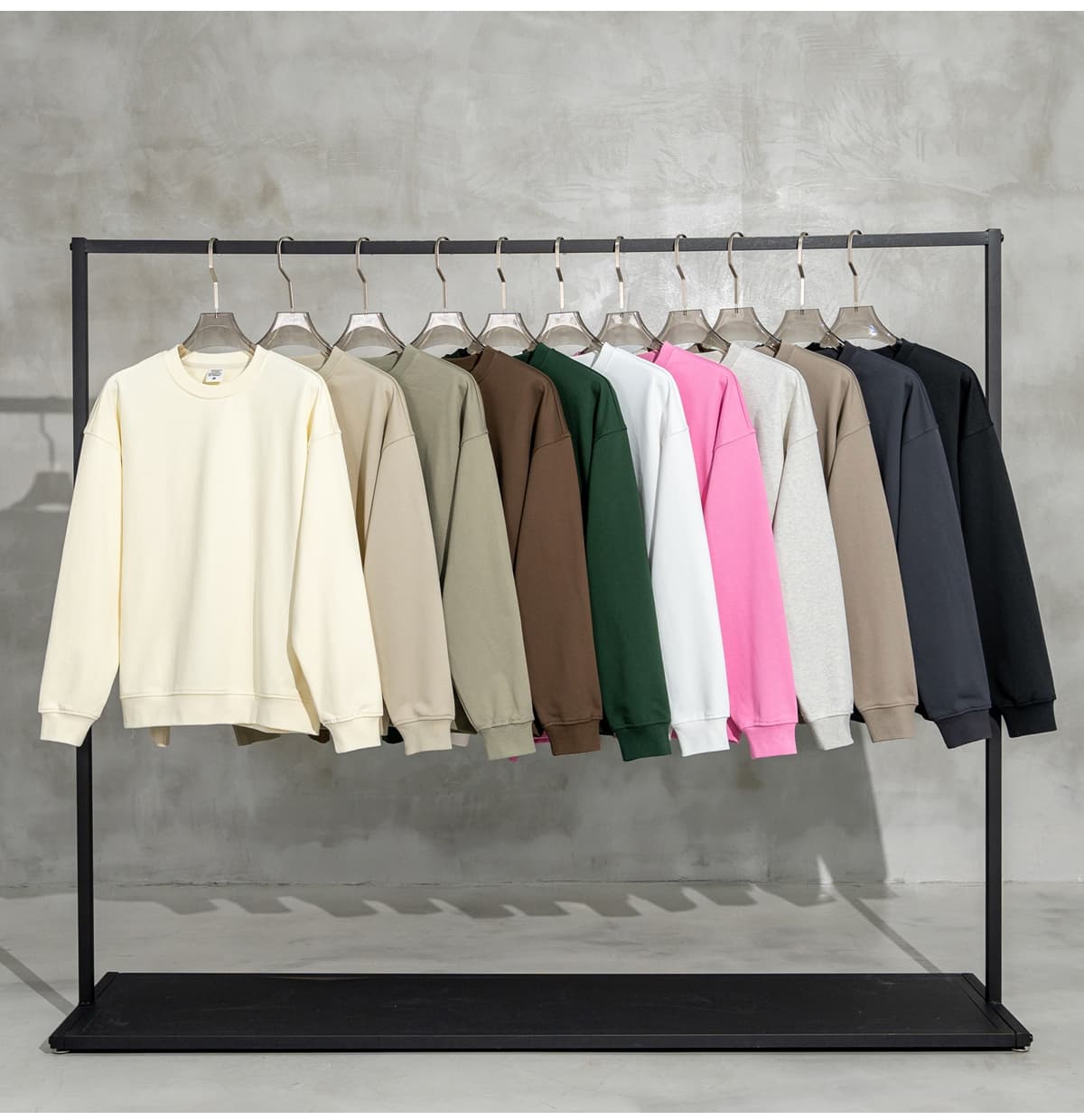 Heavy Weight Oversized Sweatshirt Cotton Terry 440Gsm – detail 8
