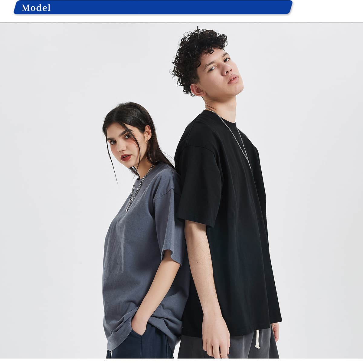 Extra Thick 310GSM Hemp Cotton Oversized T-Shirt – detail 10