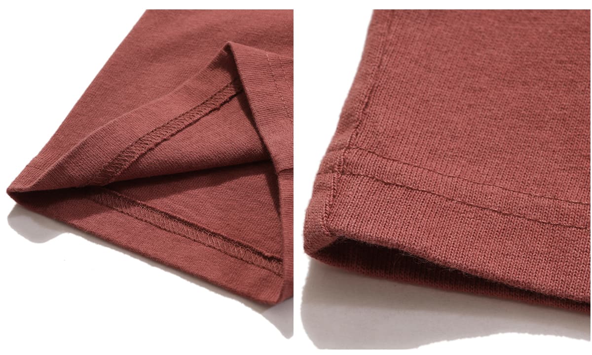 Extra Thick 310GSM Hemp Cotton Oversized T-Shirt – detail 7