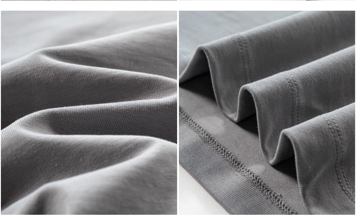 Double Yarn Cotton 345GSM Oversized T-Shirt – detail 6