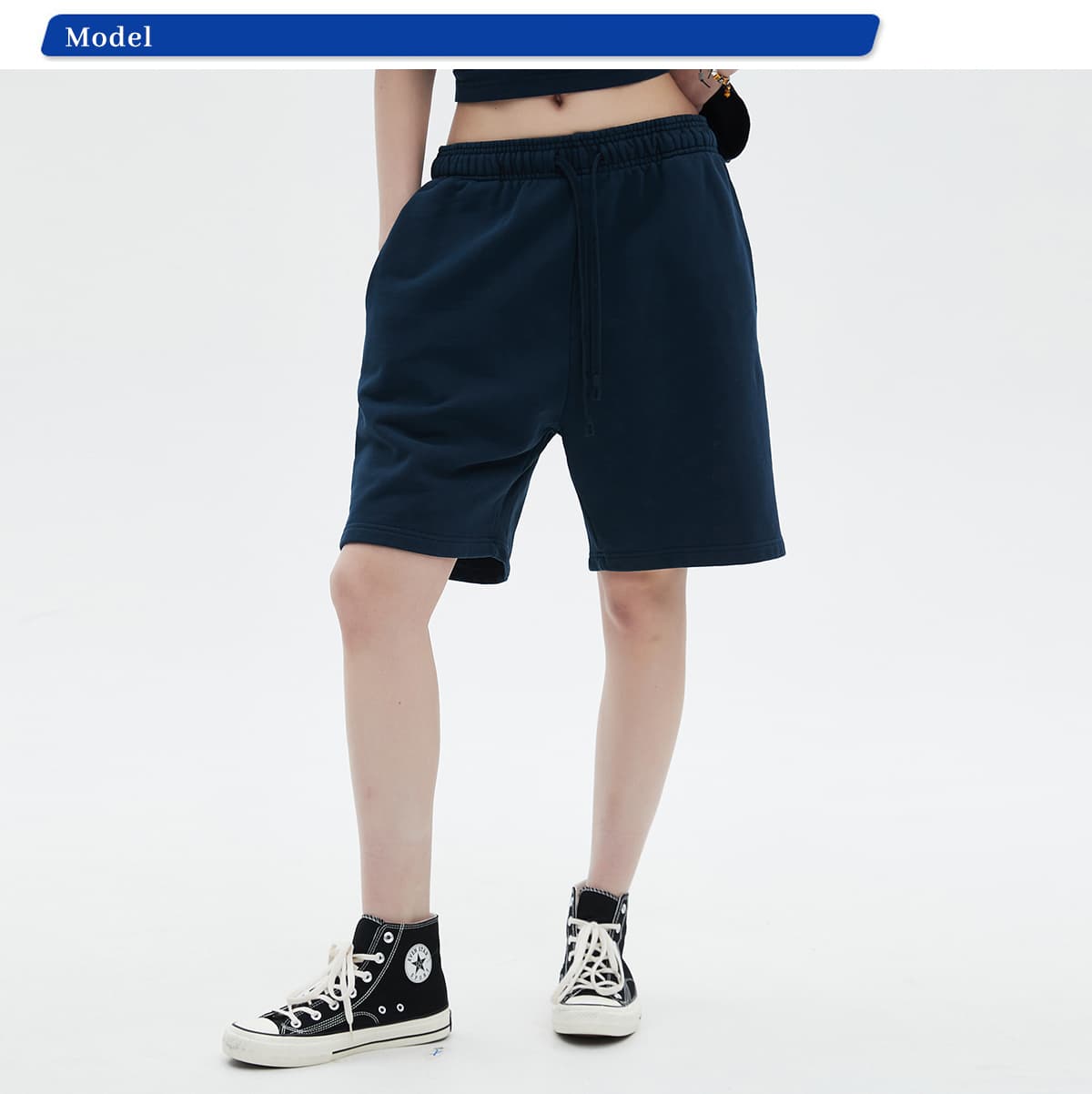 Heavy Weight 420Gsm Vintage Wash Cotton Terry Shorts – detail 15