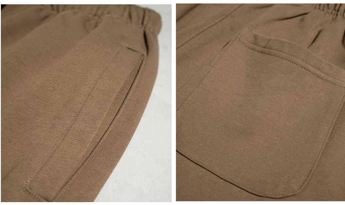 Thick 440Gsm Brushed Cotton Terry Sweatpants – detail 7