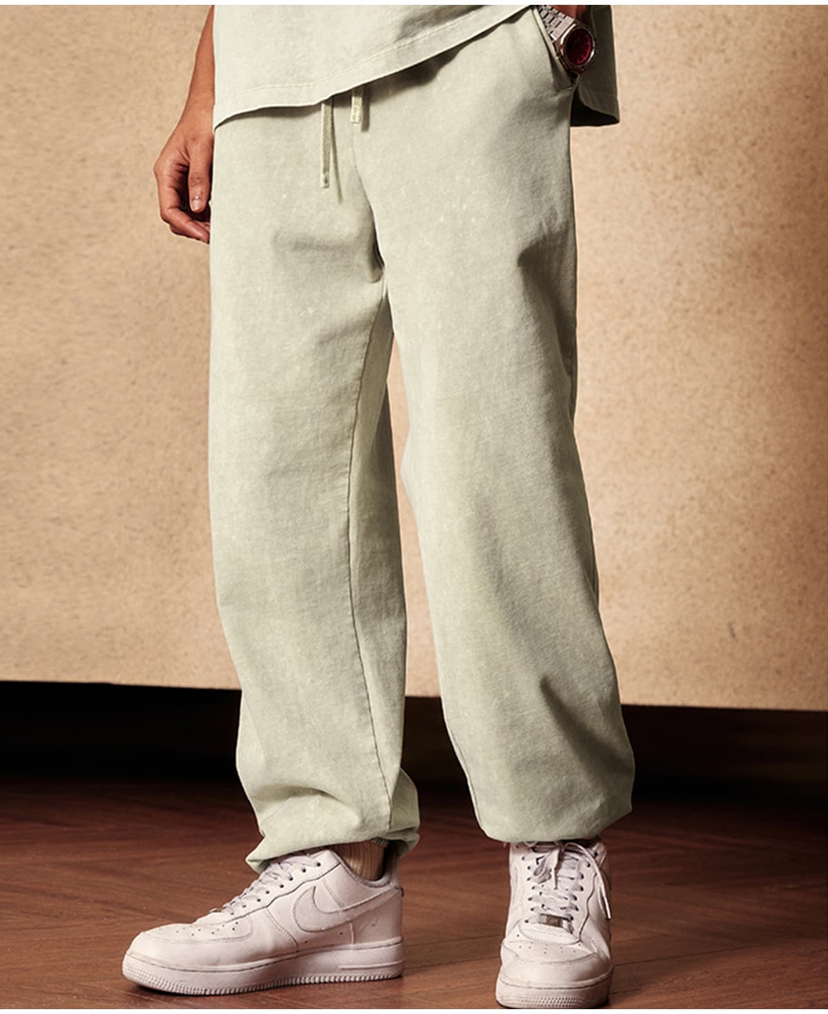Thick 345GSM Wash Terry Sweatpants – detail 11