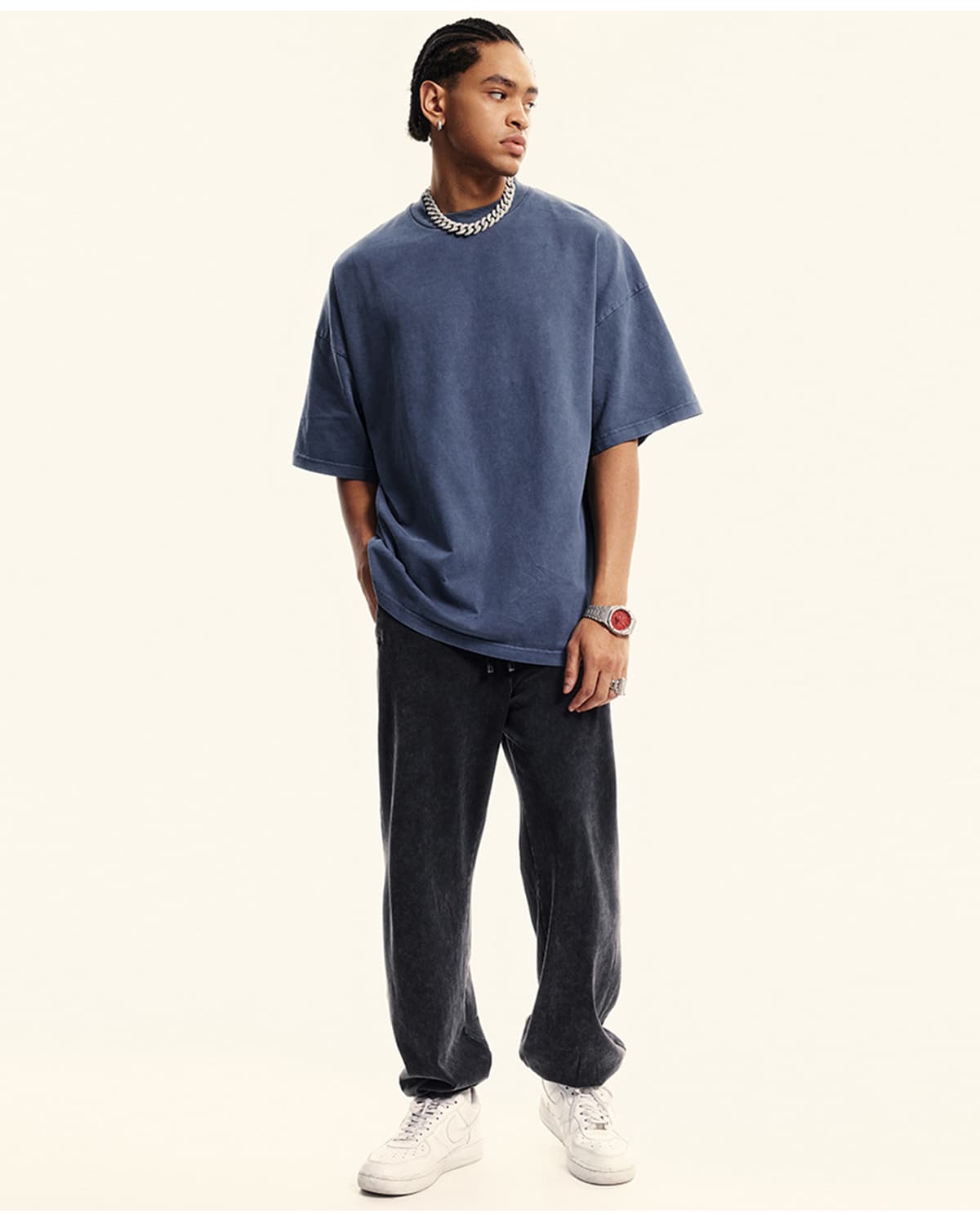 Thick 345GSM Wash Terry Sweatpants – detail 13