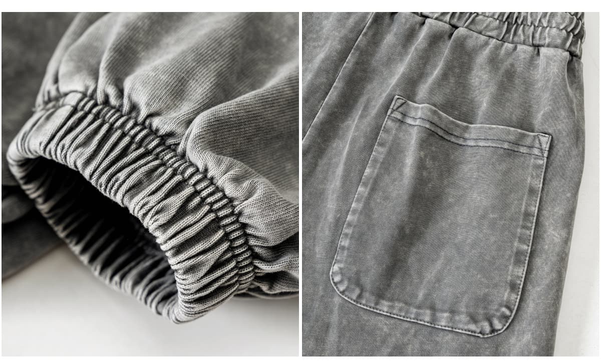 Thick 345GSM Wash Terry Sweatpants – detail 8