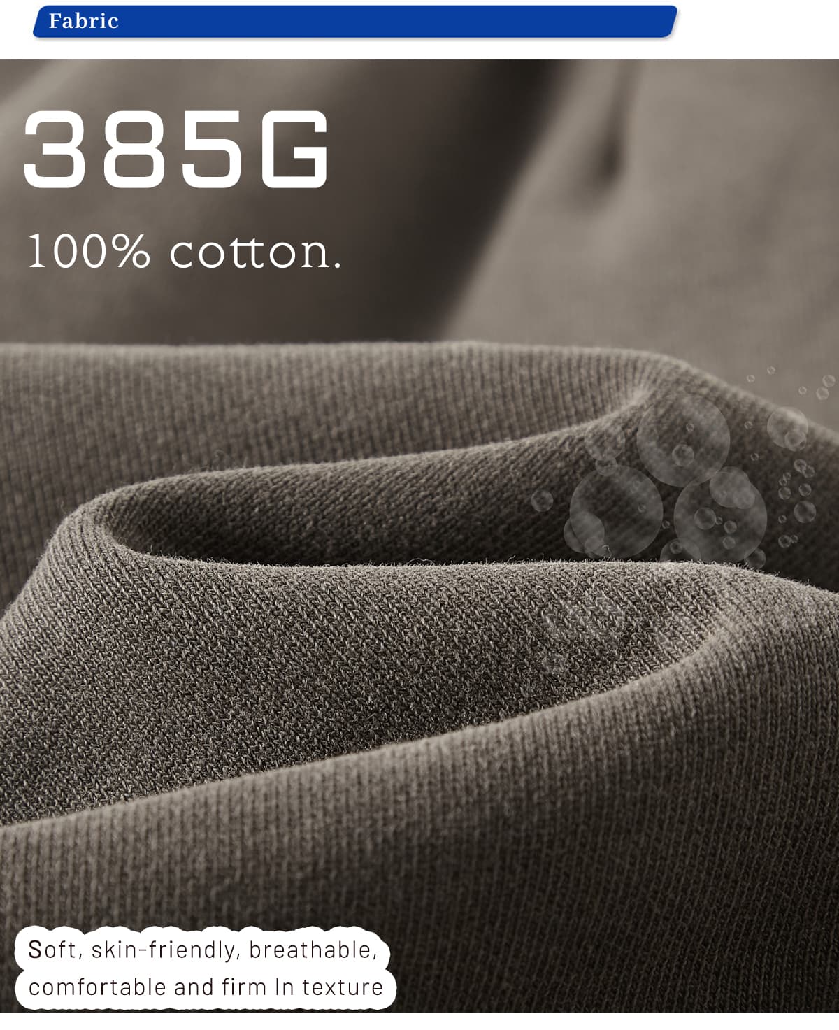 Cotton Terry 385GSM Washed Raw Edge Shorts – detail 5