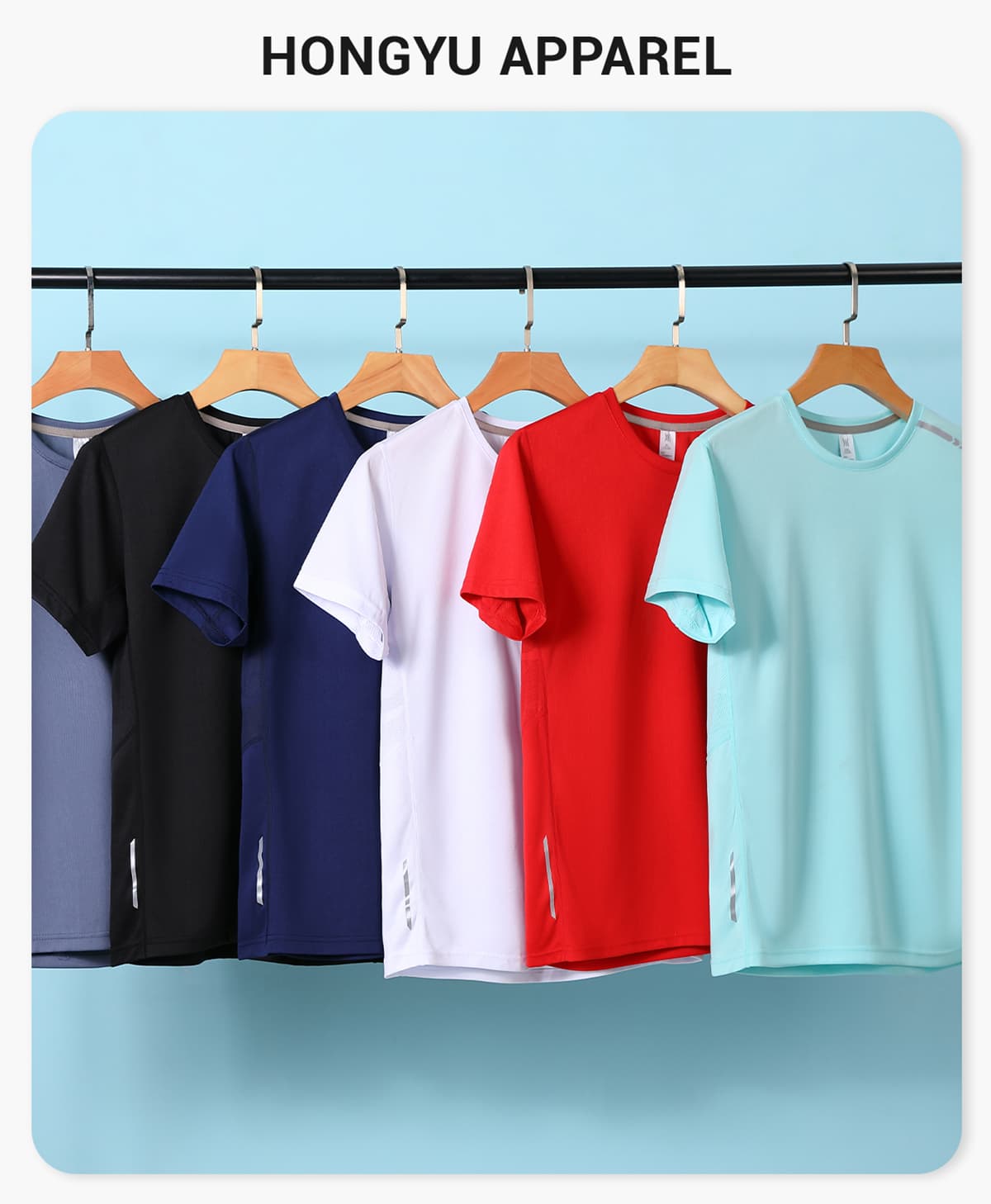 Breathable Quick Dry Sports T-shirt – detail 1
