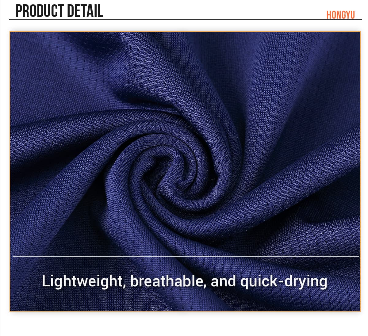 Breathable Quick Dry Sports T-shirt – detail 5