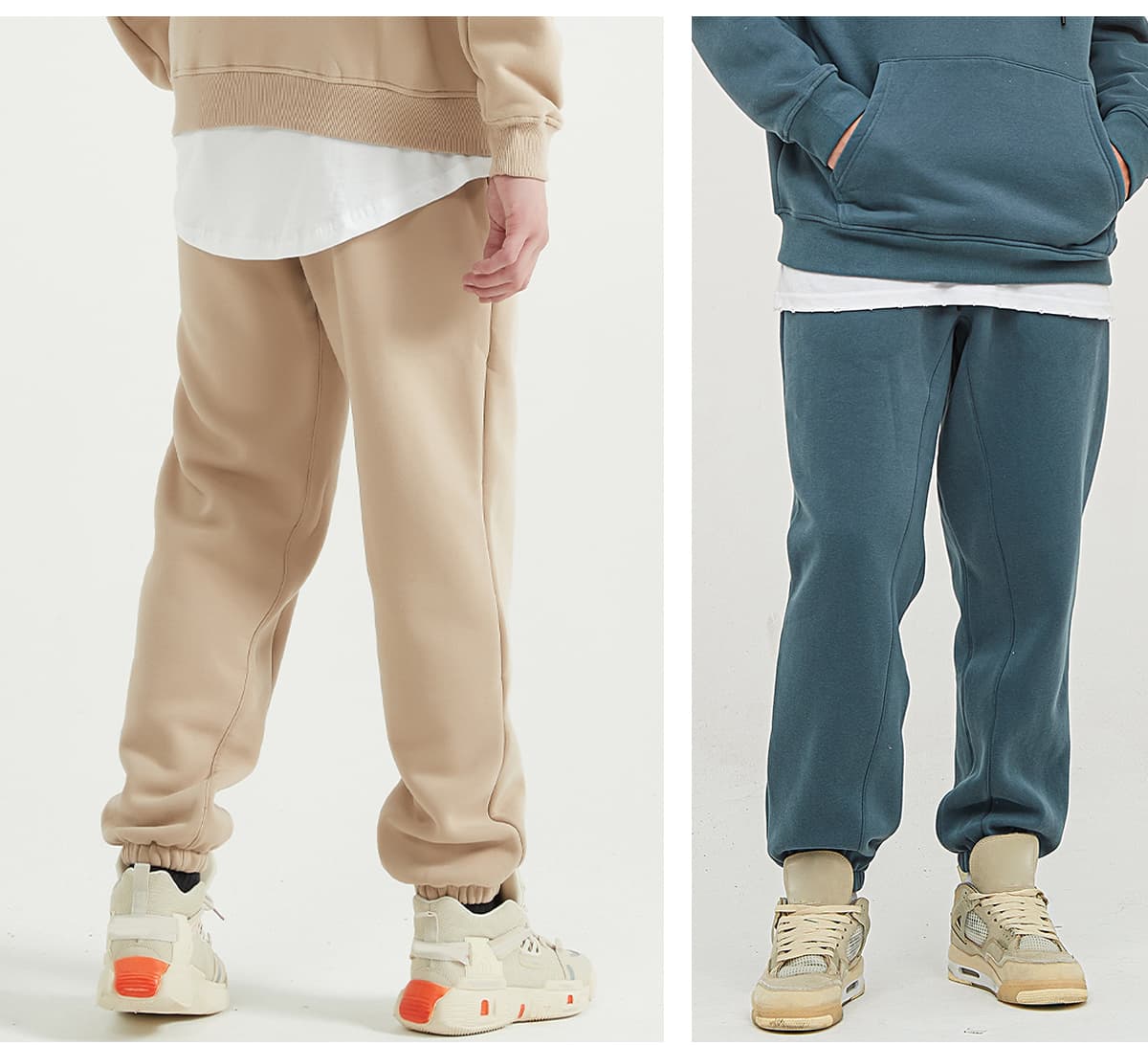 Thick 345Gsm Fleece Sweatpants for Winter – detail 15