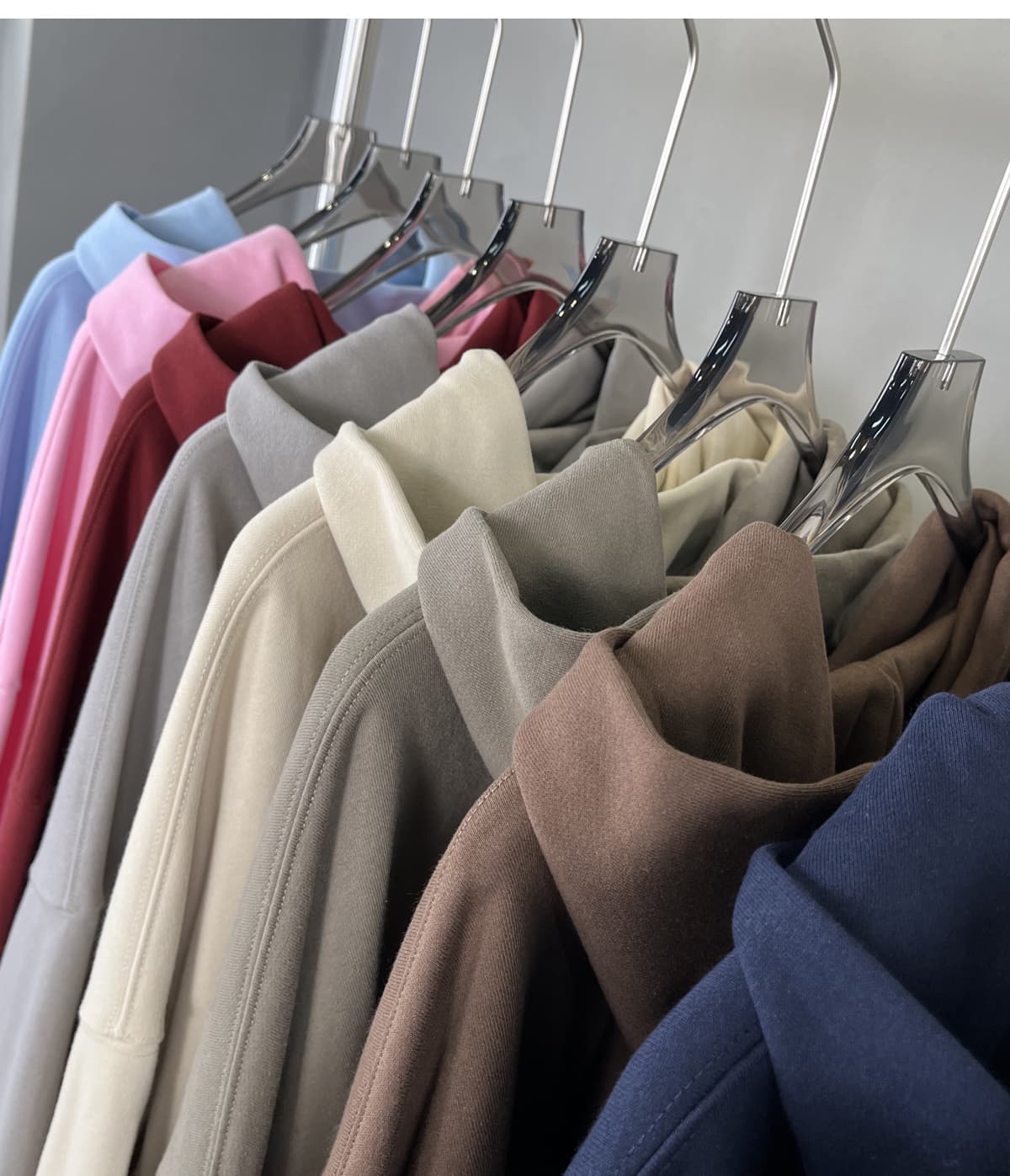 Thick Brushed Cotton Terry 430Gsm Oversized Hoodie – detail 10