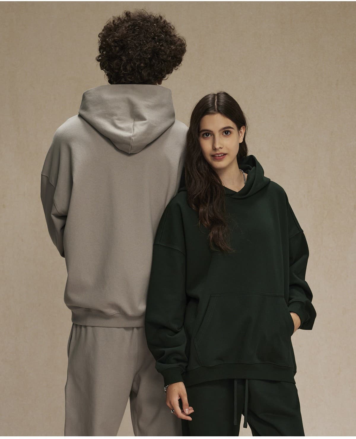 Thick Brushed Cotton Terry 430Gsm Oversized Hoodie – detail 14