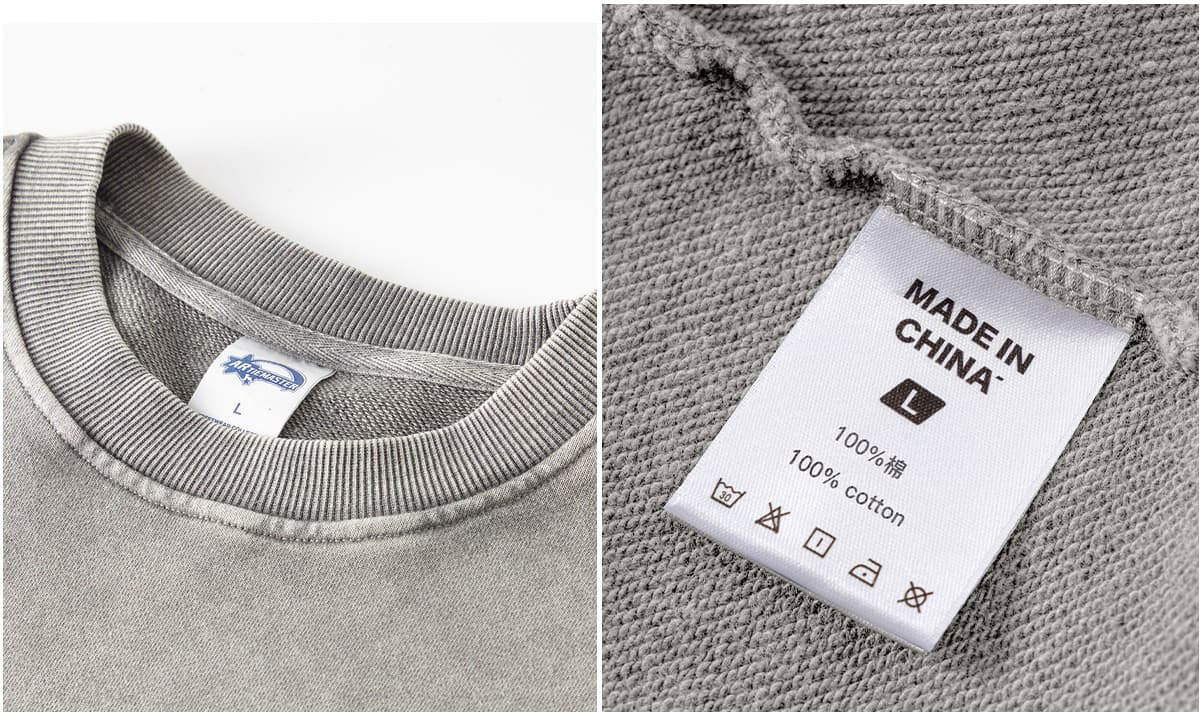 Cotton Terry 420Gsm Oversized Snow Wash Sweatshirt – detail 6