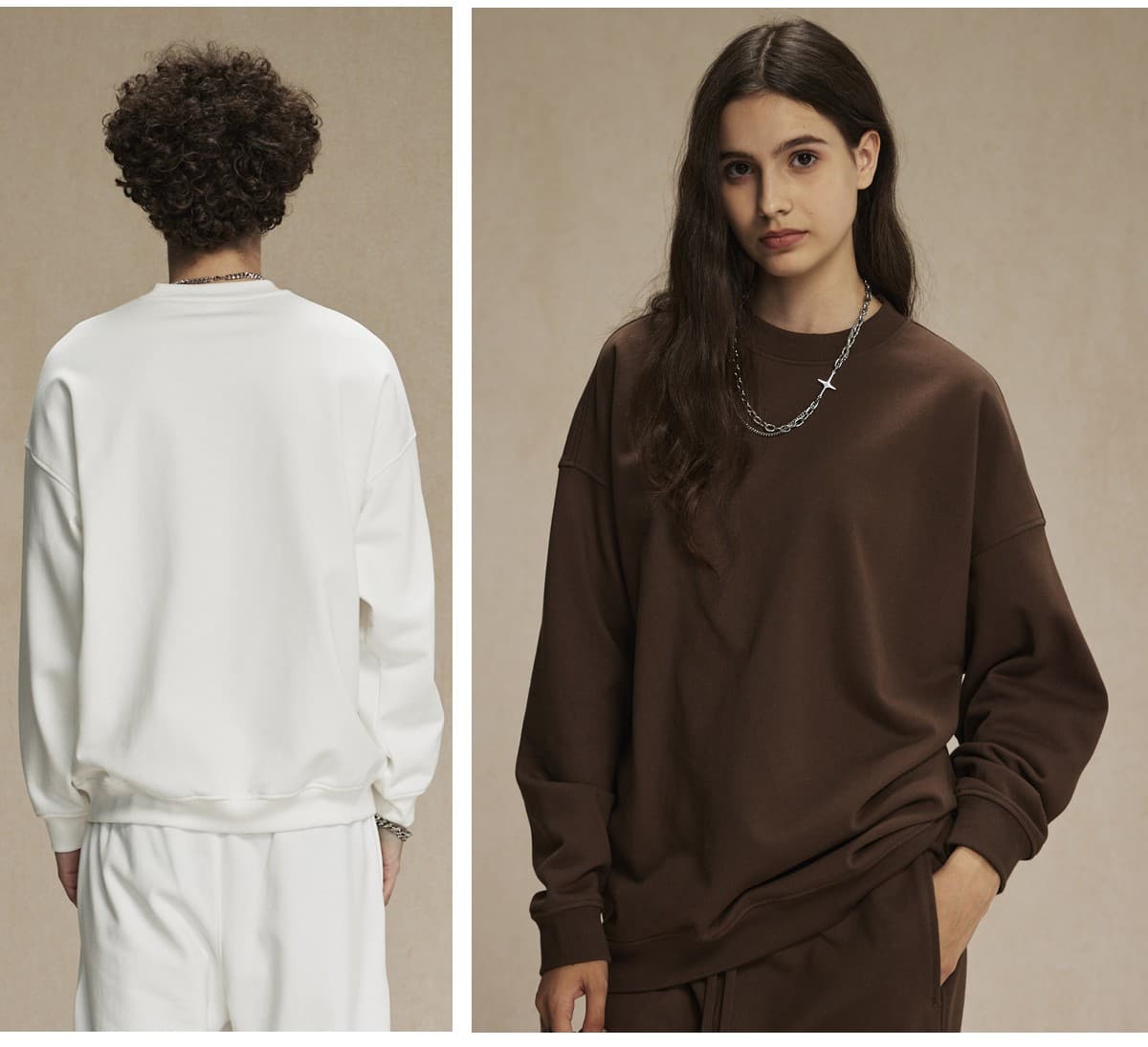 Heavy 430Gsm Cotton Terry Oversized Sweatshirt – detail 14