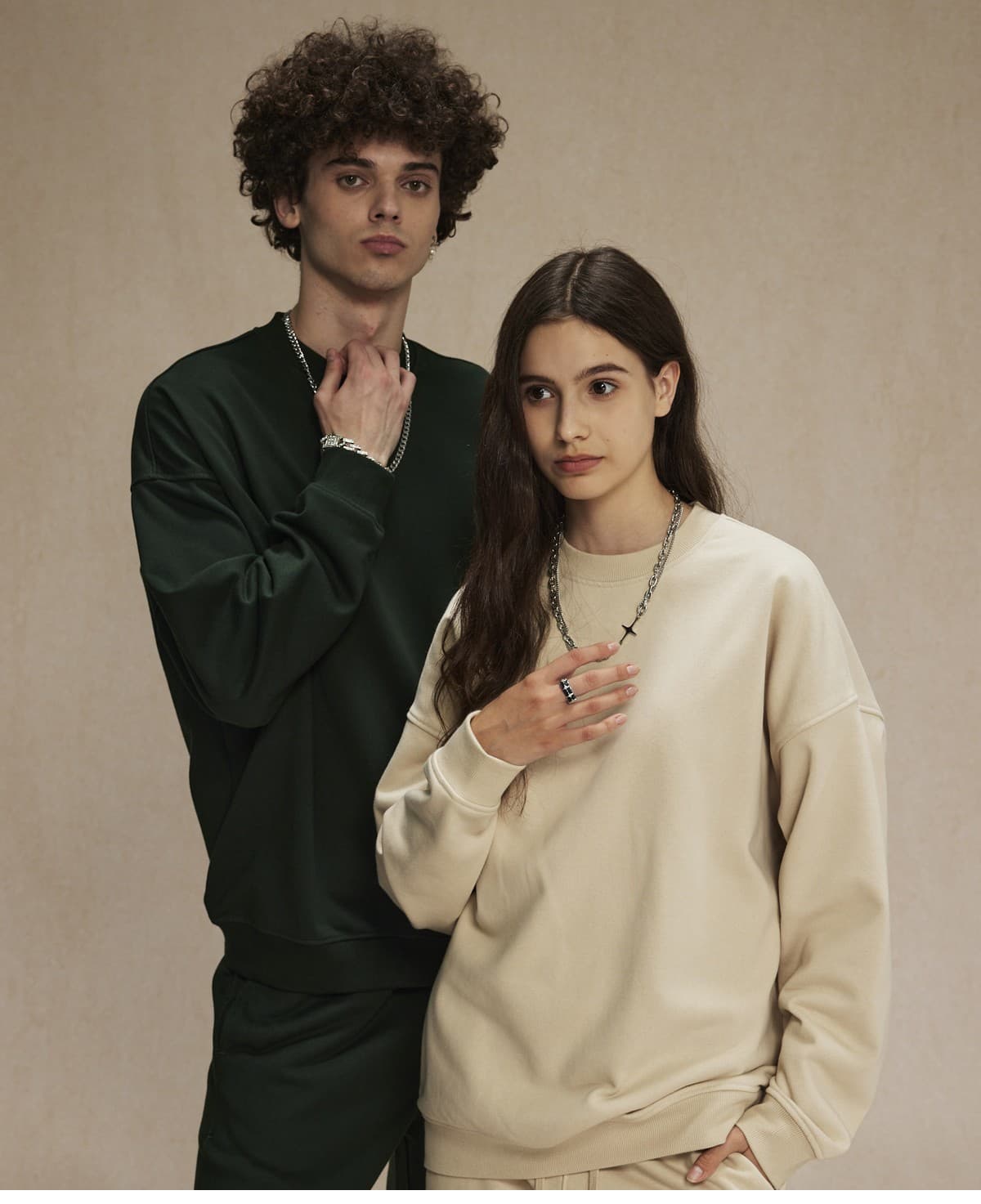 Heavy 430Gsm Cotton Terry Oversized Sweatshirt – detail 15