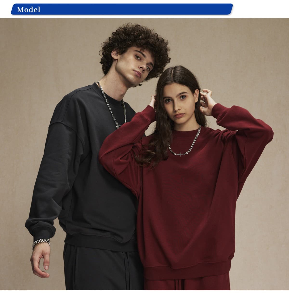 Heavy 430Gsm Cotton Terry Oversized Sweatshirt – detail 13