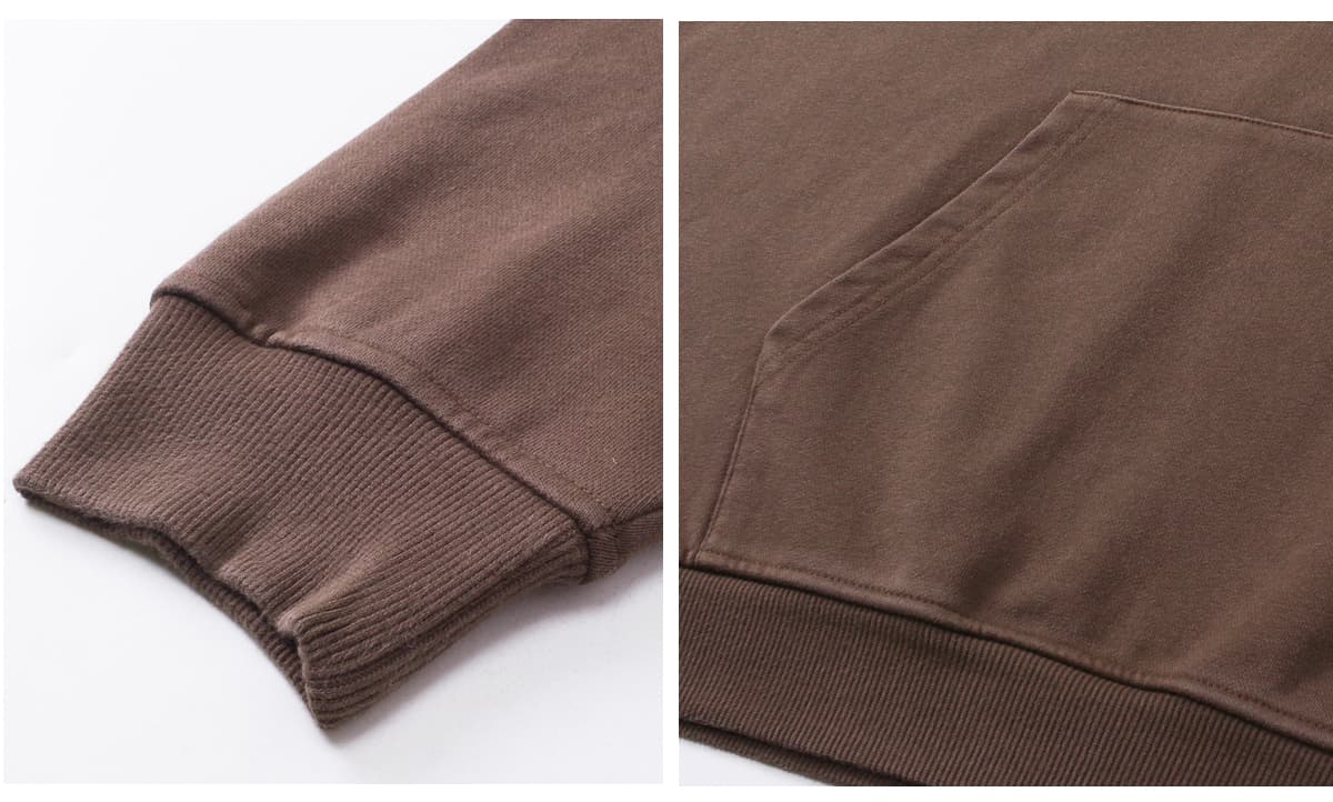 Thick Terry 450Gsm Vintage Wash Distressed Hoodie – detail 6
