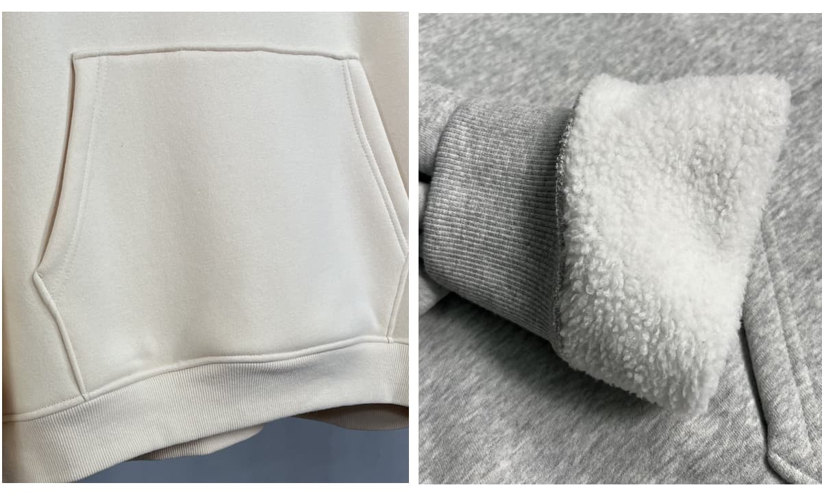2580 Thick 400Gsm Polar Fleece Oversized Solid Hoodie – detail 7