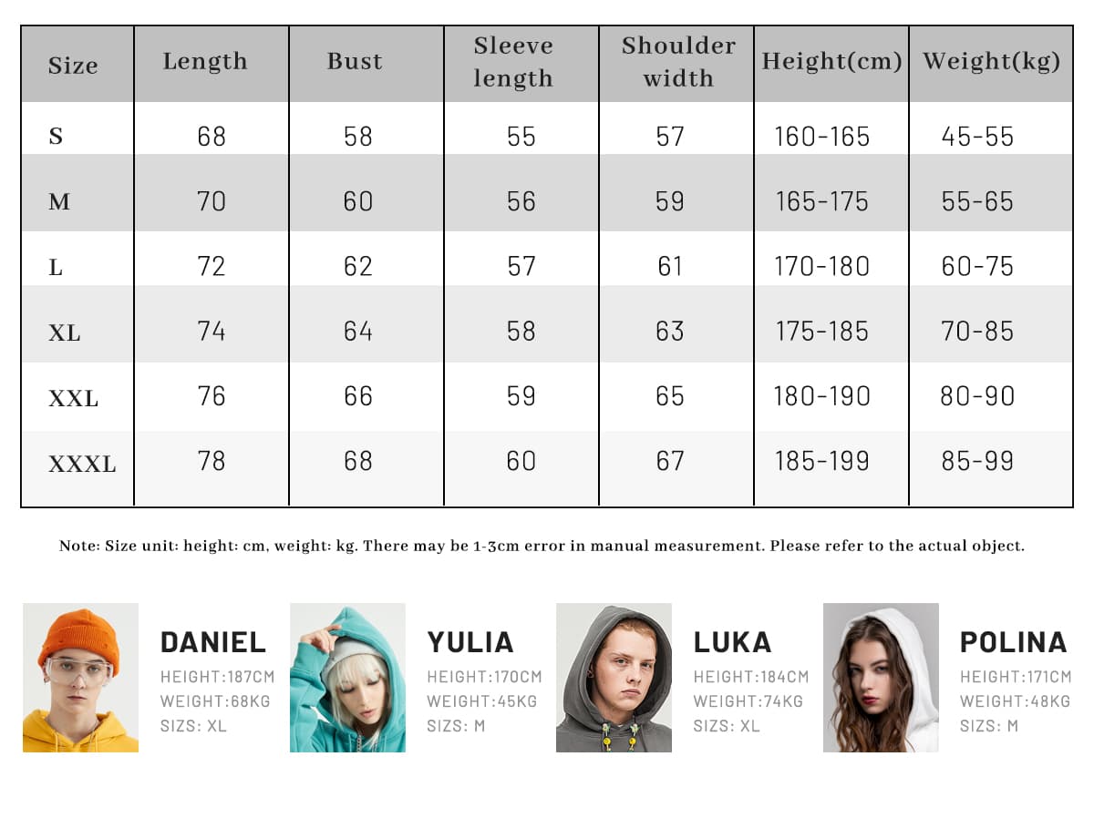 Oversized 345Gsm Fleece Hoodie for Winter – detail 2