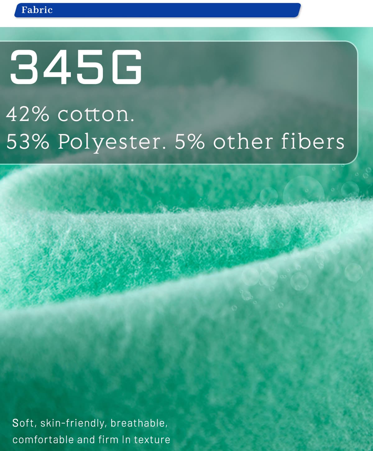 Oversized 345Gsm Fleece Hoodie for Winter – detail 5