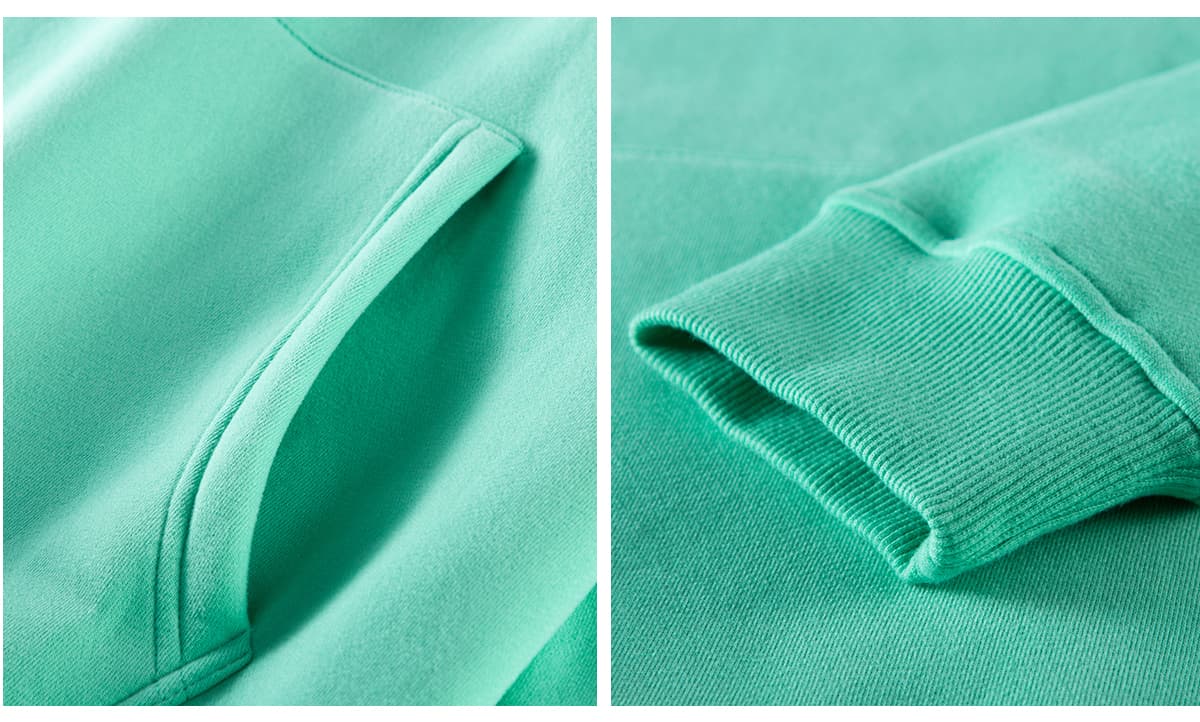 Oversized 345Gsm Fleece Hoodie for Winter – detail 7