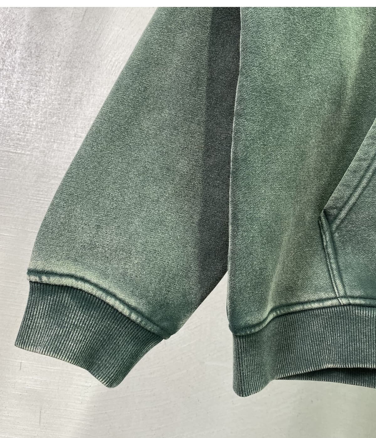 Fleece 360gsm Vintage Wash Doubler Side Zipper Hoodie – detail 11