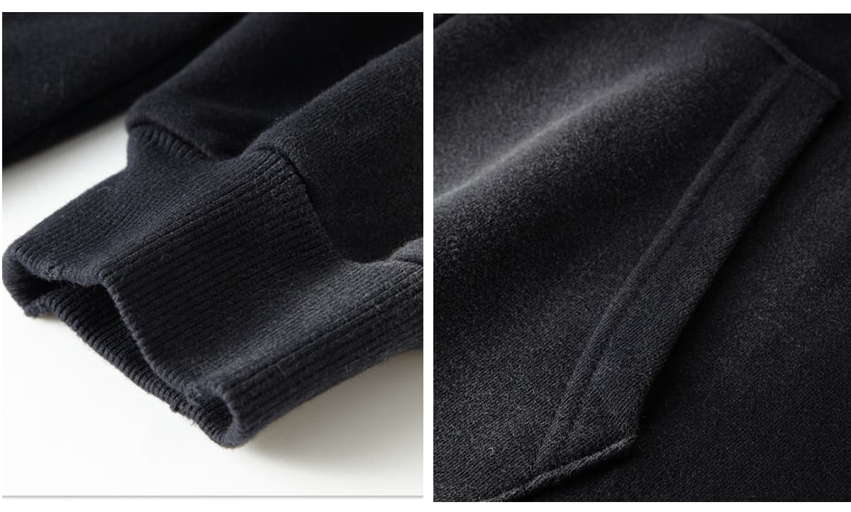 Fleece 360gsm Wash Distressed Zip-up Hoodie – detail 6