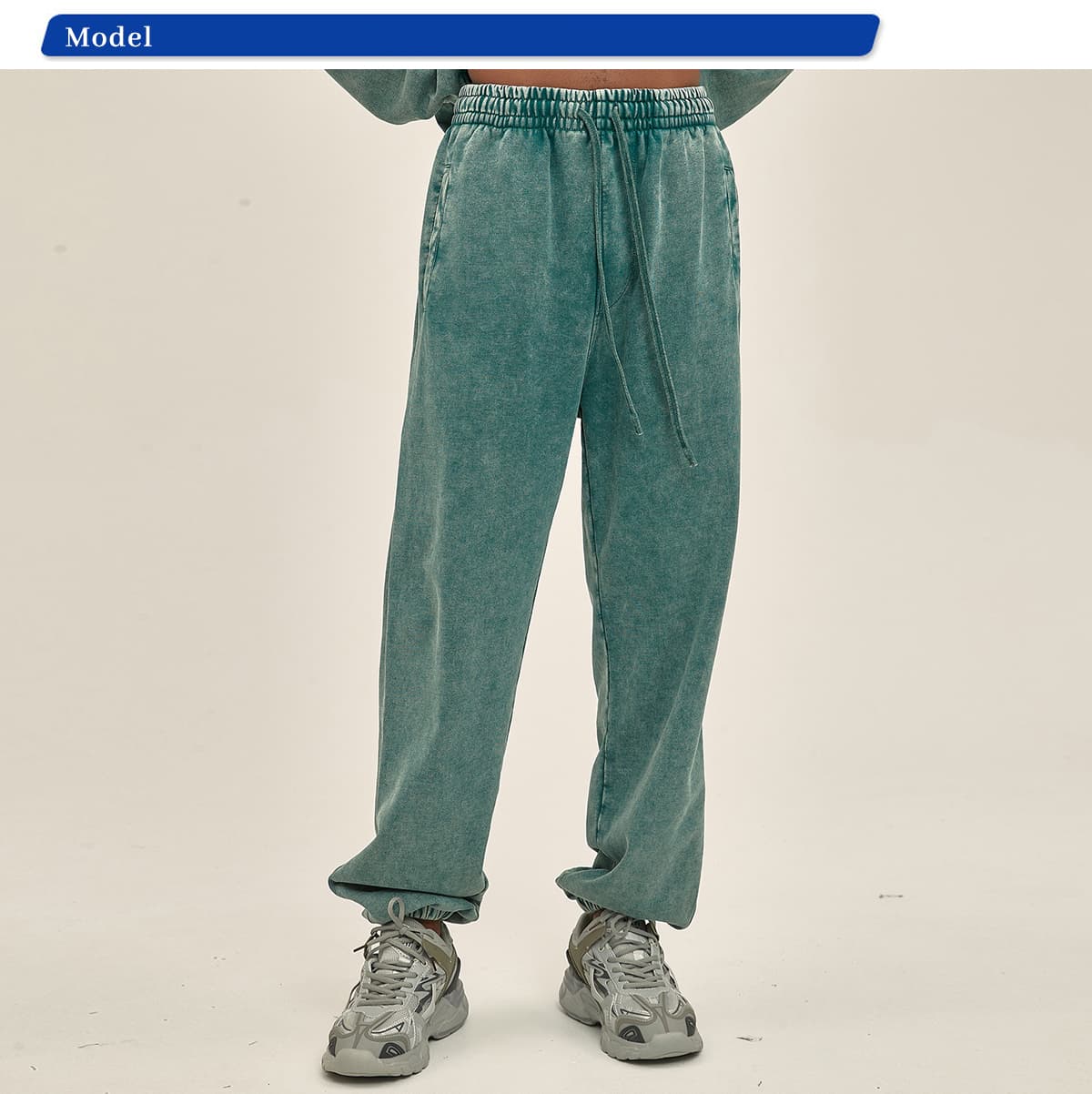 Cotton Terry 420Gsm Snow Wash Sweatpants – detail 10