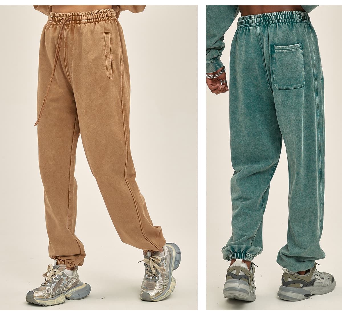 Cotton Terry 420Gsm Snow Wash Sweatpants – detail 13