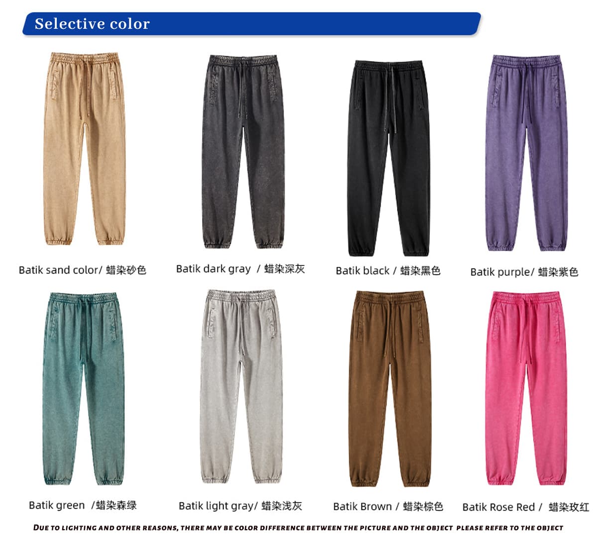 Cotton Terry 420Gsm Snow Wash Sweatpants – detail 3