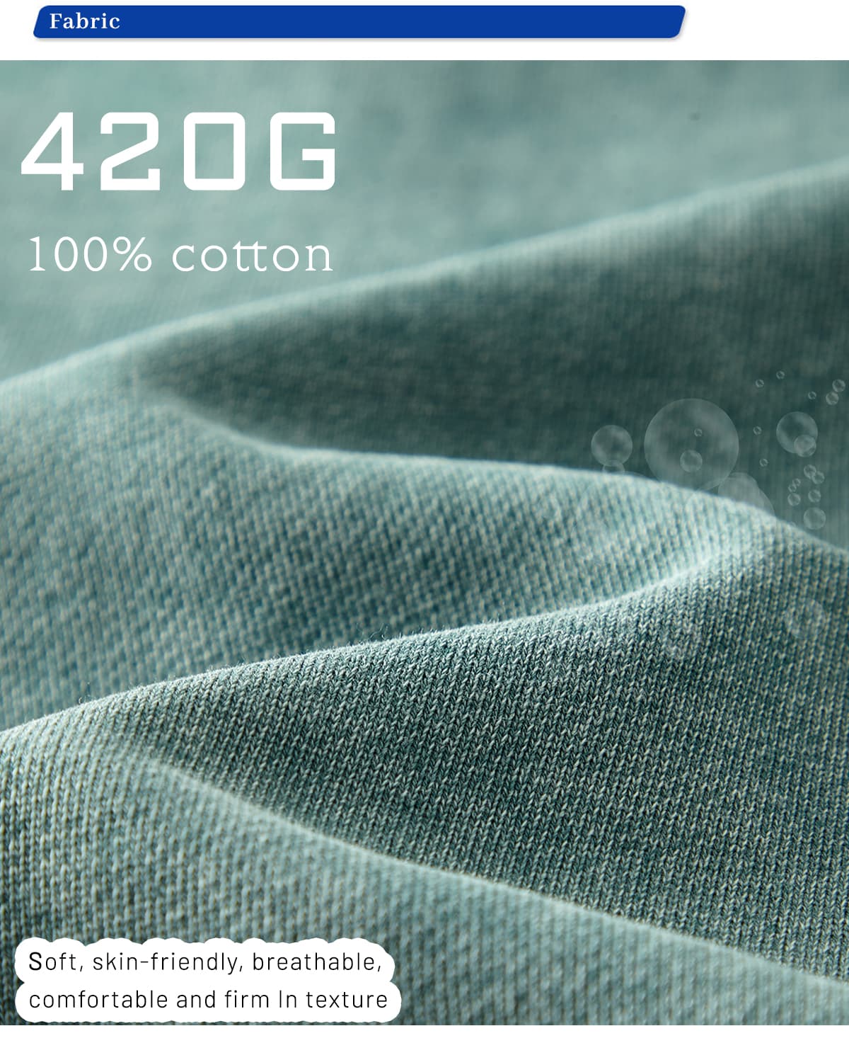 Cotton Terry 420Gsm Snow Wash Sweatpants – detail 5