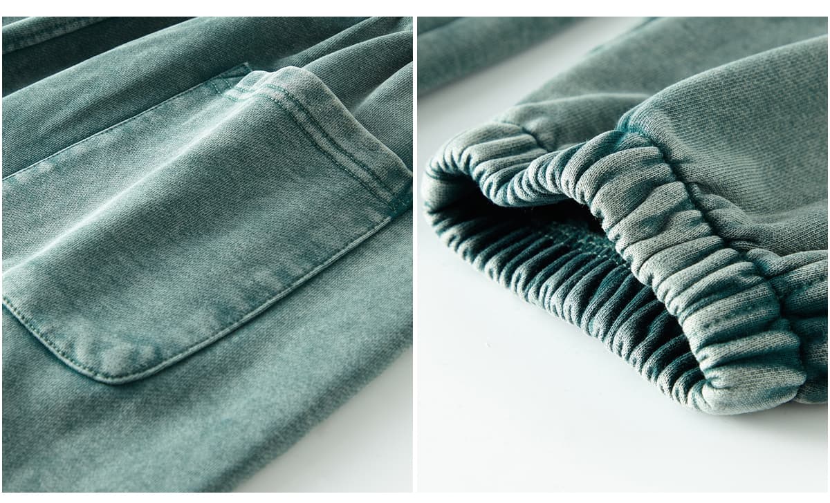 Cotton Terry 420Gsm Snow Wash Sweatpants – detail 8