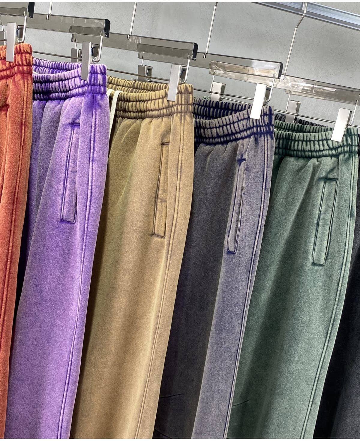 Thick 360Gsm Fleece Vintage Wash Sweatpants – detail 10