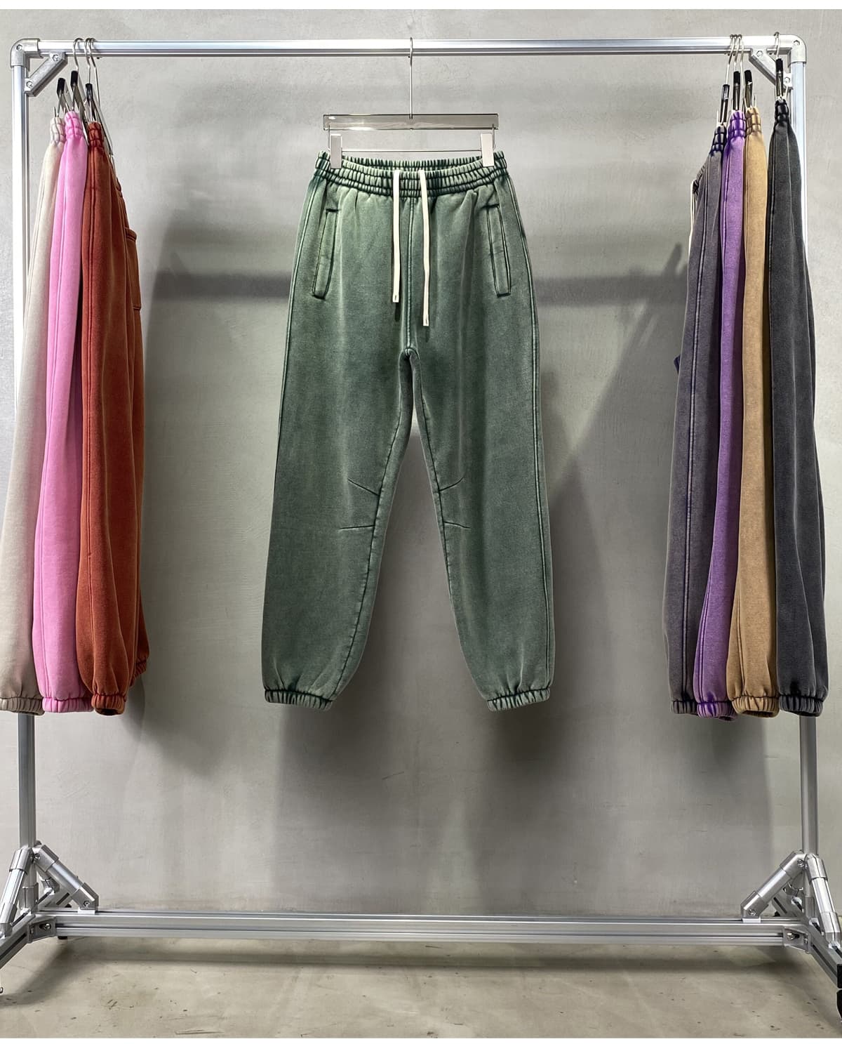 Thick 360Gsm Fleece Vintage Wash Sweatpants – detail 11