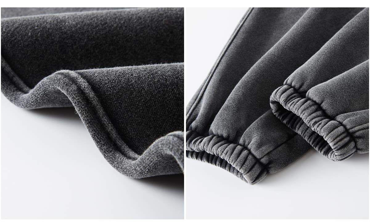Thick 360Gsm Fleece Vintage Wash Sweatpants – detail 7