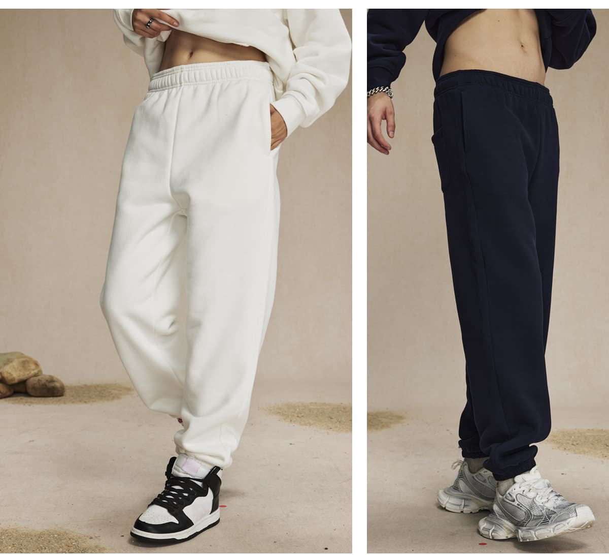 Thick 400Gsm Polar Fleece Jogger Sweatpants – detail 13