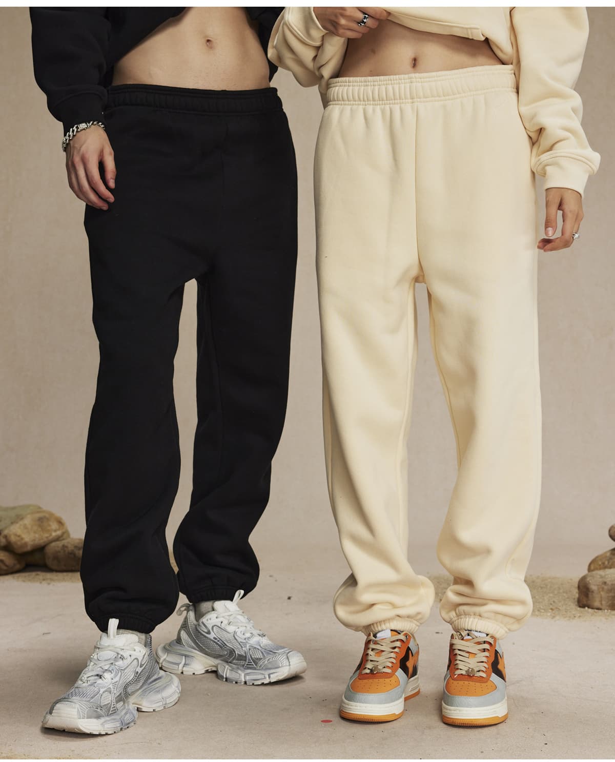 Thick 400Gsm Polar Fleece Jogger Sweatpants – detail 14