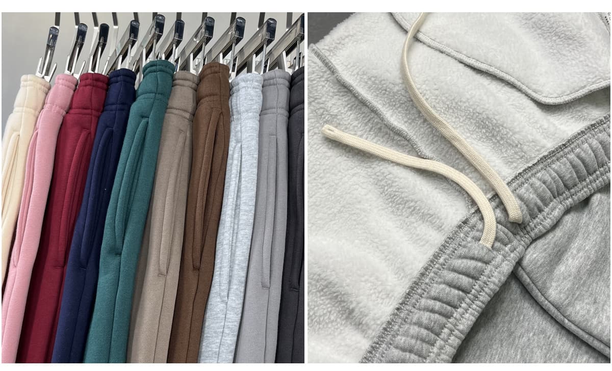 Thick 400Gsm Polar Fleece Jogger Sweatpants – detail 8