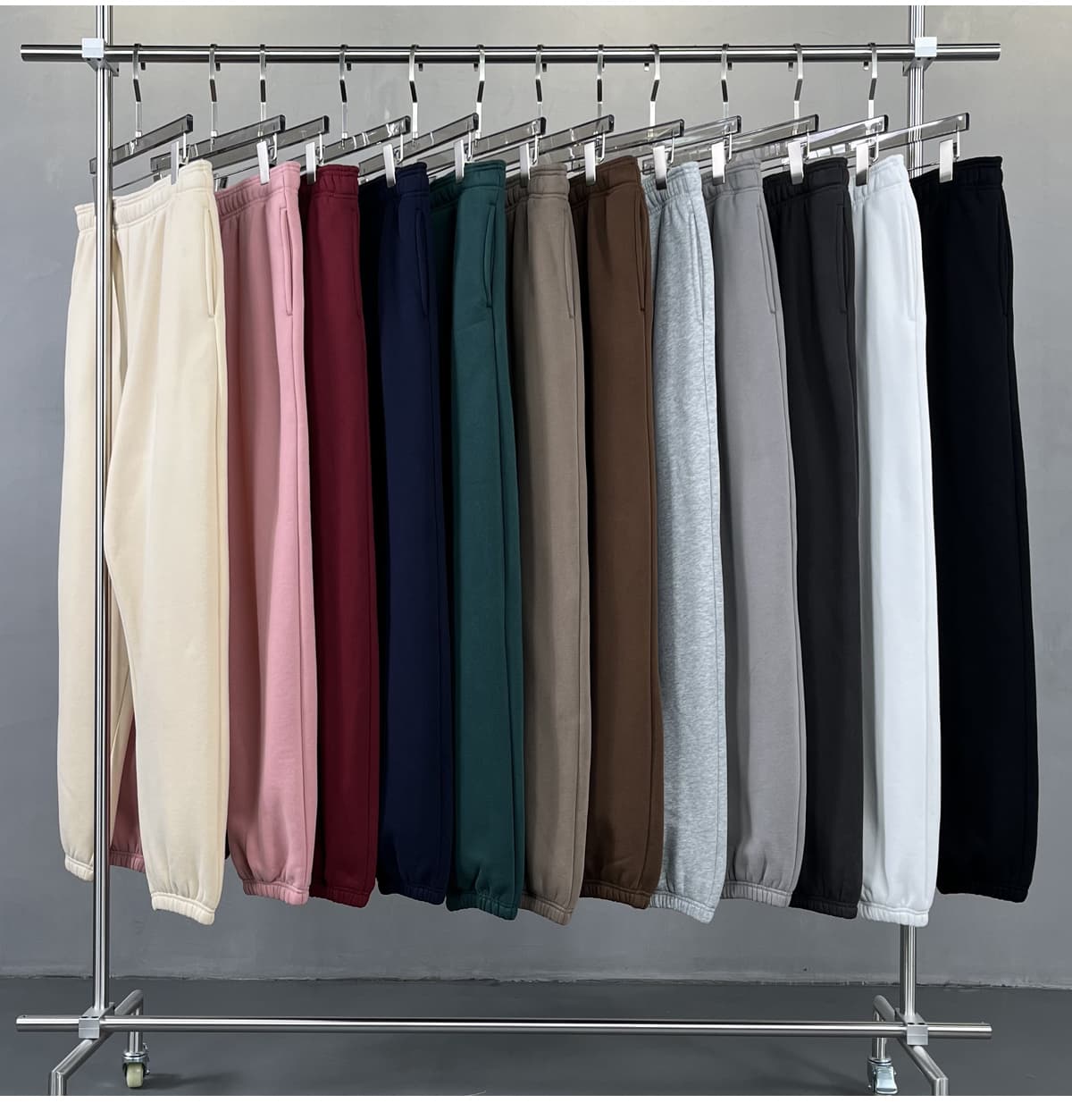 Thick 400Gsm Polar Fleece Jogger Sweatpants – detail 9