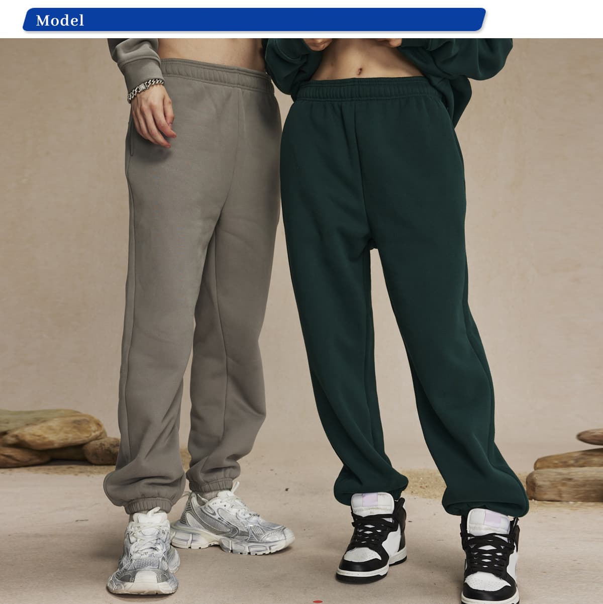 Thick 400Gsm Polar Fleece Jogger Sweatpants – detail 10