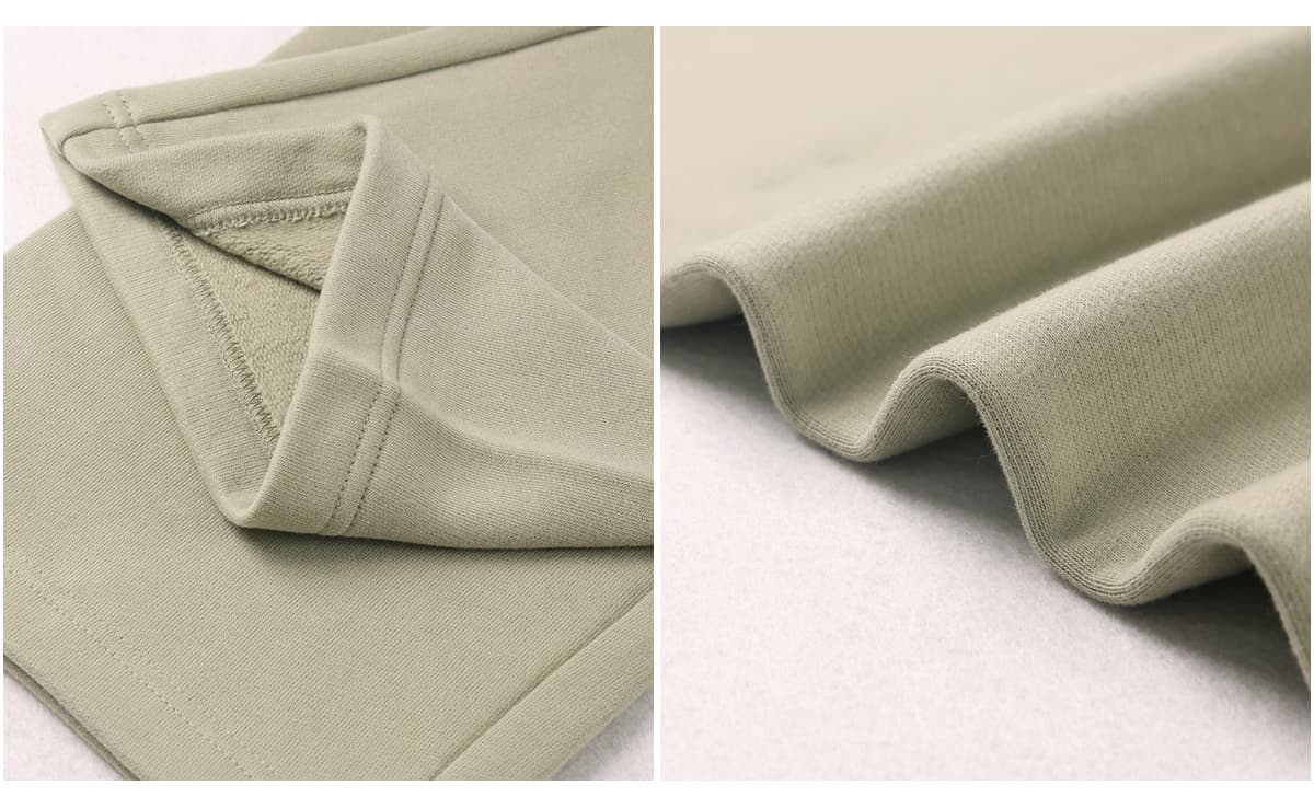 Brushed Fleece 365Gsm Solid wide-leg sweatpants – detail 7