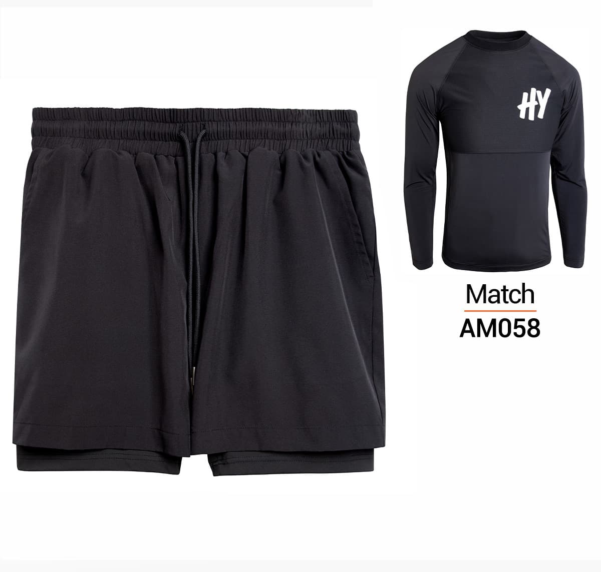Outdoor Wear Quick-Drying Double Layer Sports Shorts – detail 7