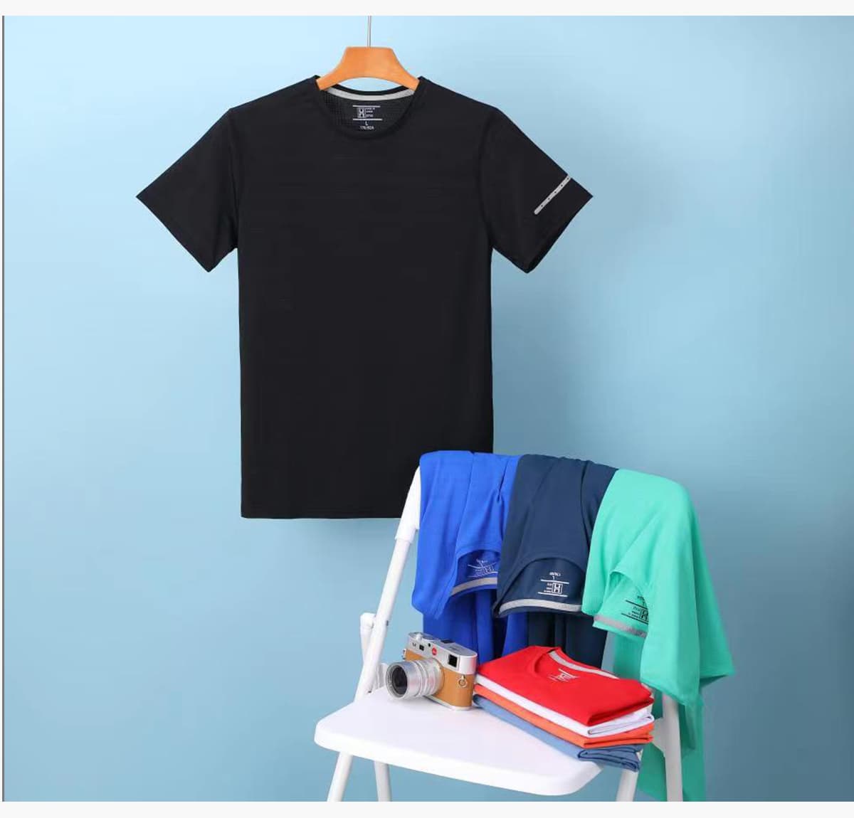 Basic Quick Dry Lightweight Sport Wear T-shirt – detail 9
