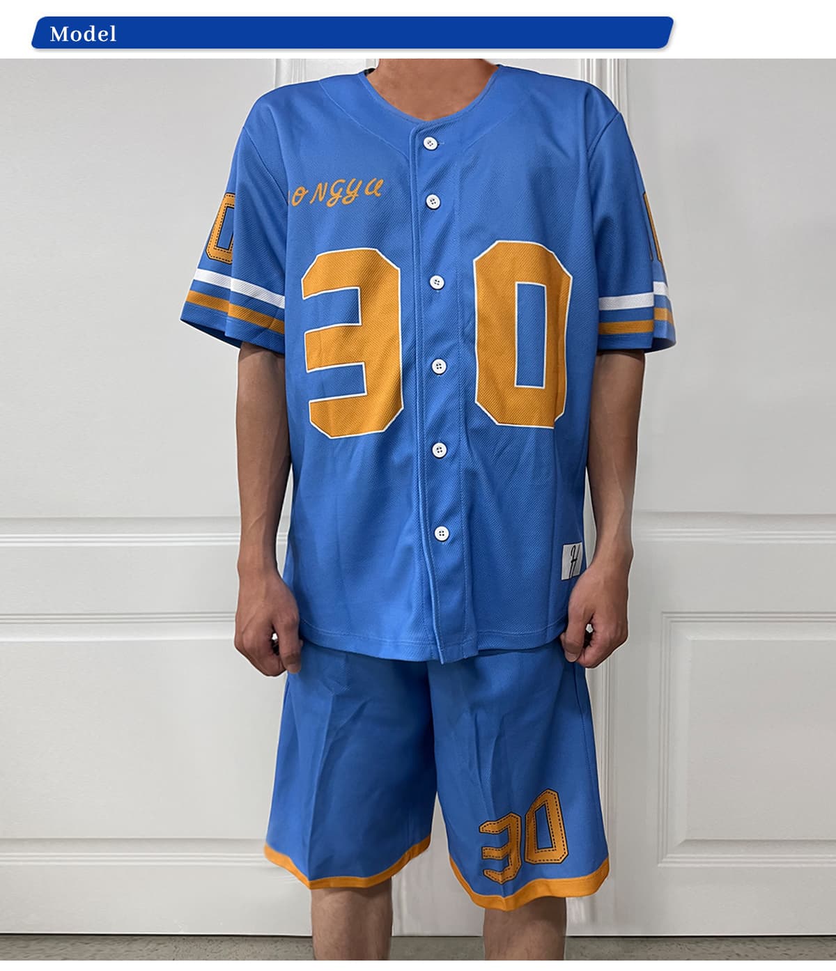 Streetwear 220GSM Baseball Shorts Set – detail 8