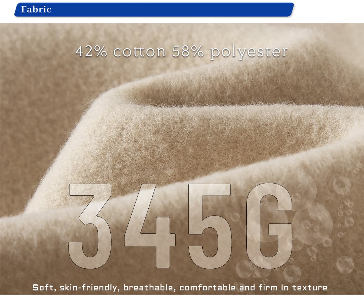 Thick Fleece 345Gsm Oversized Plain Sweatshirt – detail 5