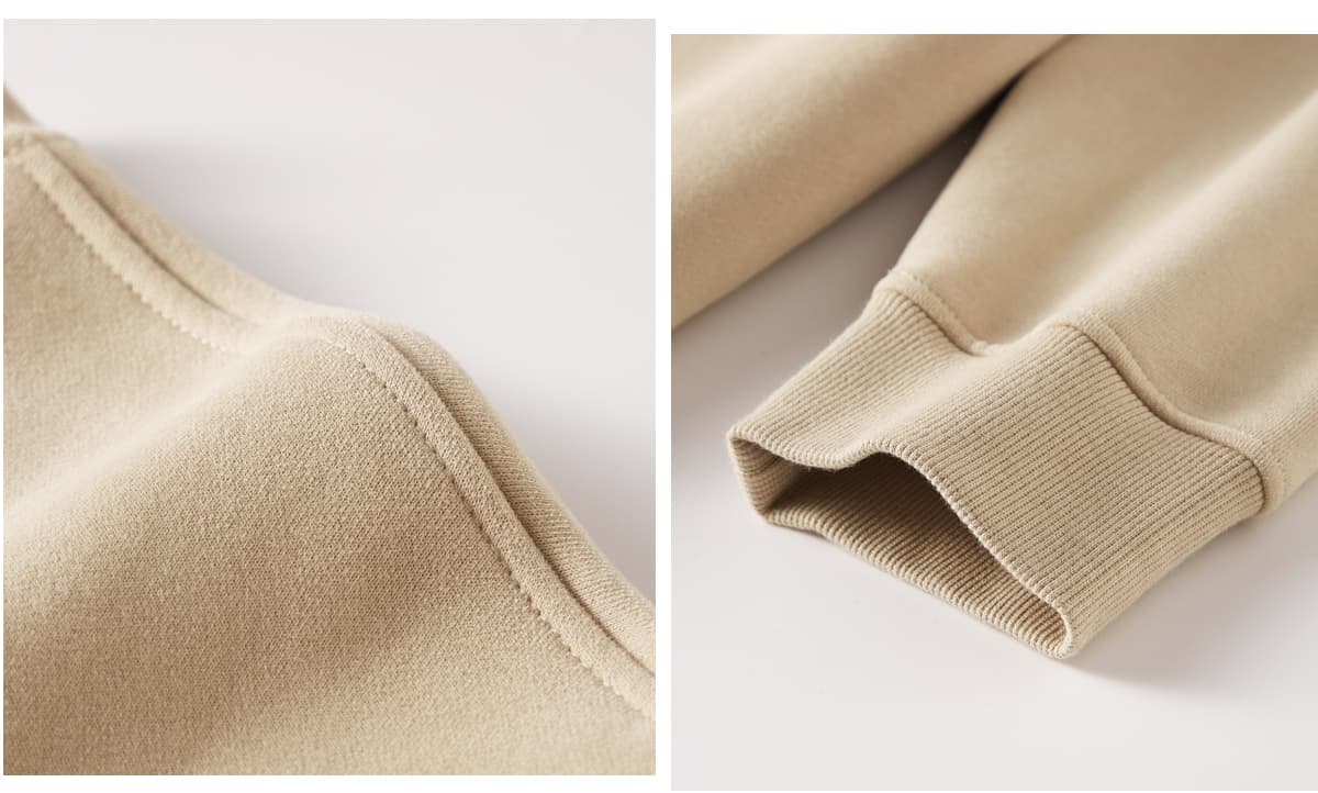 Thick Fleece 345Gsm Oversized Plain Sweatshirt – detail 7
